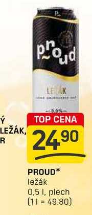 PROUD ležák 0,5 1, plech 