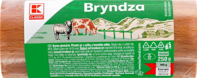 K-Classic Bryndza plnotučná