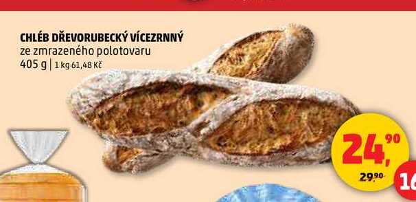 CHLÉB DŘEVORUBECKÝ VÍCEZRNNÝ, 405 g