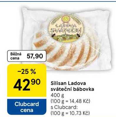 Silisan Ladova sváteční bábovka, 400 g