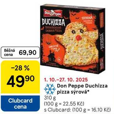 Don Peppe Duchizza pizza sýrová, 310 g
