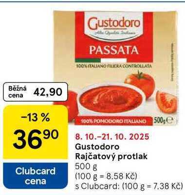 Gustodoro Rajčatový protlak, 500 g 