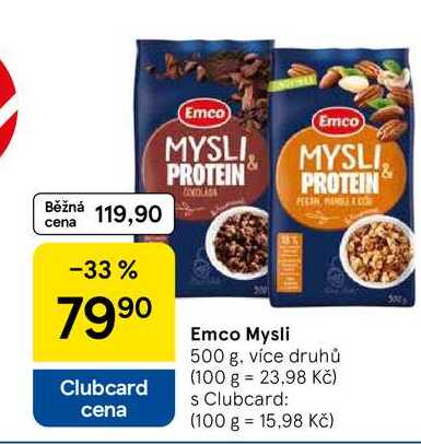 Emco Mysli, 500 g, více druhů  