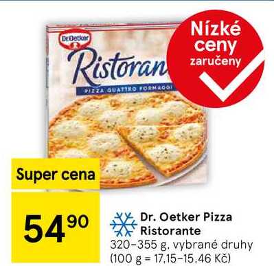 Dr. Oetker Pizza Ristorante, 320-355 g 