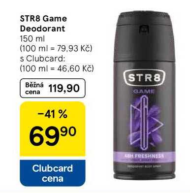 STR8 Game Deodorant, 150 ml  