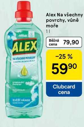 Alex Na všechny povrchy, vůně moře, 1 l 