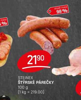ŠTÝRSKÉ PÁREČKY 100 g
