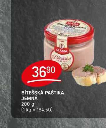 BÍTEŠSKÁ PAŠTIKA JEMNÁ 200 g 