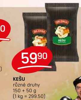 KEŠU různé druhy 150 g