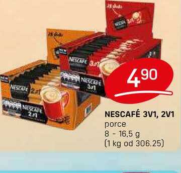 NESCAFÉ 3V1, 2V1 porce 8 - 16,5 g  