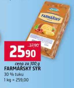FARMÁŘSKÝ SÝR 100 g