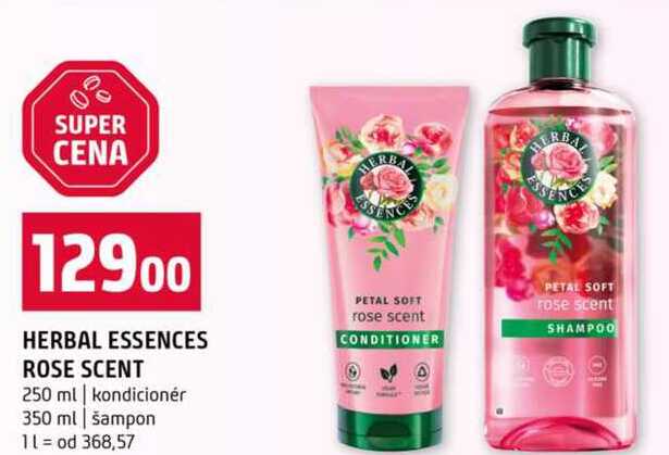 HERBAL ESSENCES ROSE SCENT 250 ml