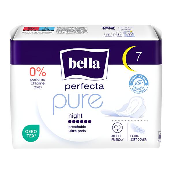 Bella Perfecta Pure Night Ultratenké noční menstruační vložky