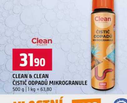 CLEAN & CLEAN ČISTIČ ODPADŮ MIKROGRANULE 500 g