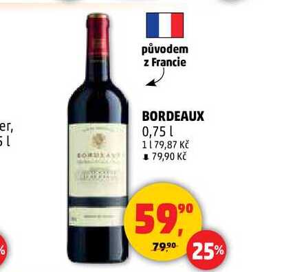 BORDEAUX, 0,75 l
