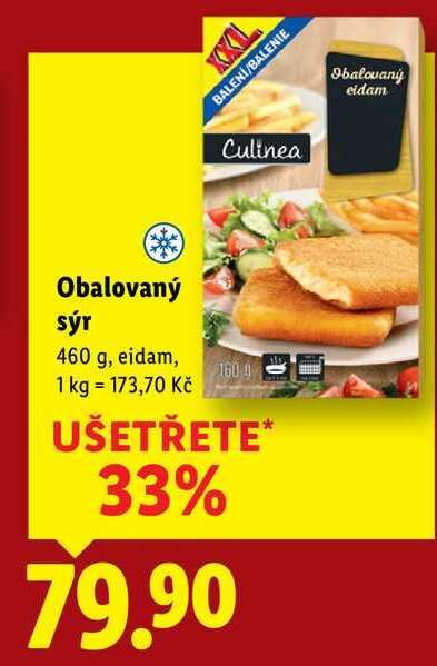 Obalovaný sýr, 460 g