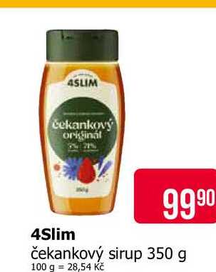 4Slim čekankový sirup 350 g