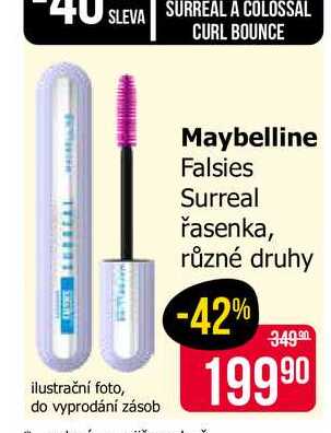 Maybelline Falsies Surreal řasenka, různé druhy 