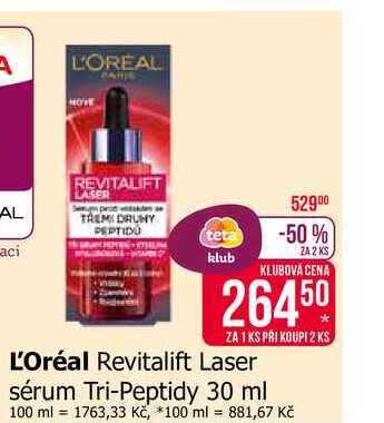 L'Oréal Revitalift Laser sérum Tri-Peptidy 30 ml 