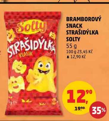 BRAMBOROVÝ SNACK STRAŠIDÝLKA SOLTY, 55 g