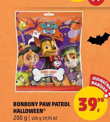 BONBONY PAW PATROL HALLOWEEN, 200 g