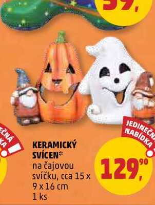 KERAMICKÝ SVÍCEN, 1 ks