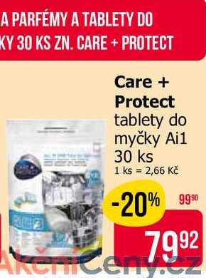 Care + Protect tablety do myčky Ai1 30 ks 
