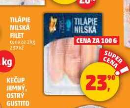 TILÁPIE NILSKÁ FILET, 1 kg 