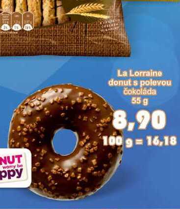 La Lorraine donut s polevou čokoláda 55 g 