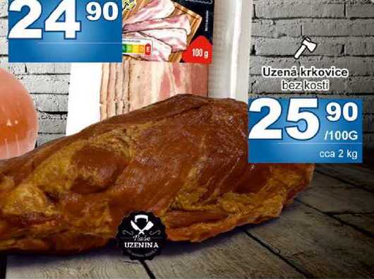 Uzená krkovice bez kosti 100g
