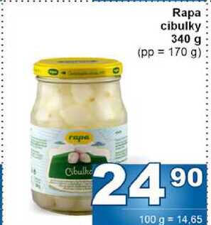 Rapa cibulky 340 g (pp = 170 g) 