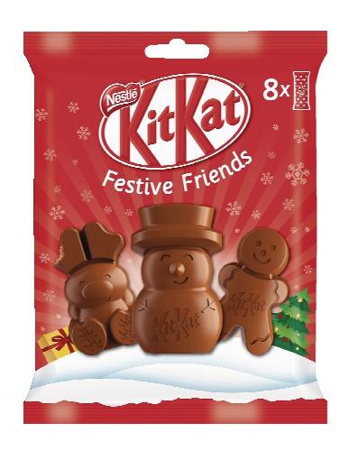 Kit Kat, Lentilky Vánoční kamarádi, 65 g