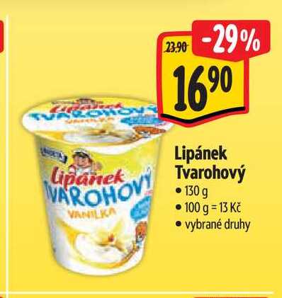  Lipánek Tvarohový  130 g