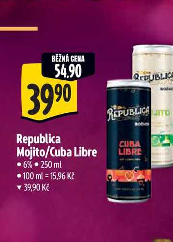  Republica Mojito/Cuba Libre 250 ml