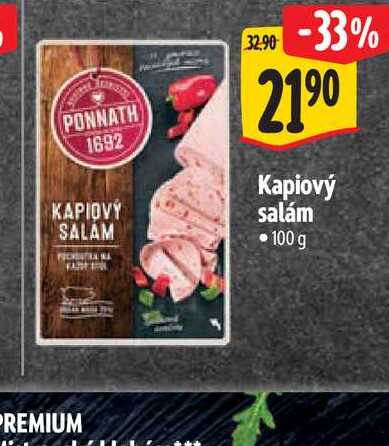   Kapiový salám 100 g