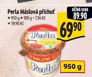 Perla Máslová příchuť  950 g 