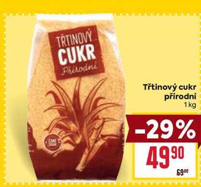 Třtinový cukr přírodní 1 kg