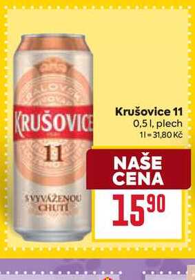 Krušovice 11 0,5 1, plech