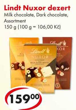 Lindt Nuxor dezert, 150 g 