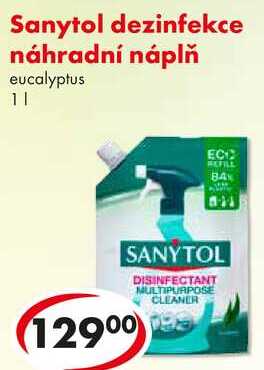 Sanytol dezinfekce náhradní náplň, 1 l  