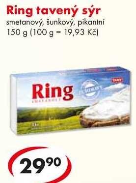 Ring tavený sýr, 150 g