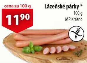 Lázeňské párky, 100 g