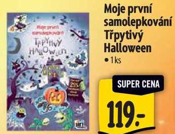 Moje první samolepkování Třpytivý Halloween