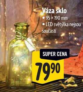 Váza sklo