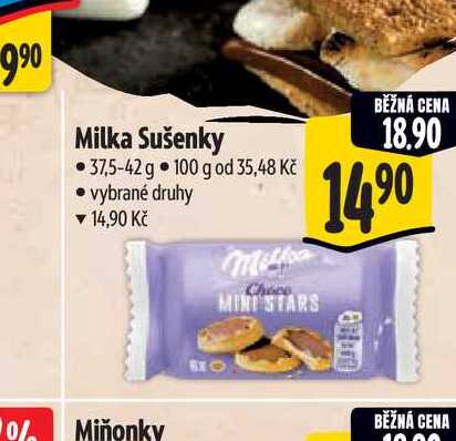 Milka Sušenky 37,5-42 g 