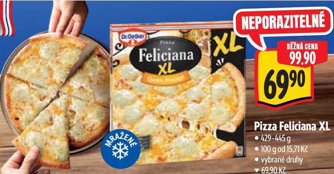 Pizza Feliciana XL, 429-445 g