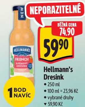 Hellmann's Dresink, 250 ml 