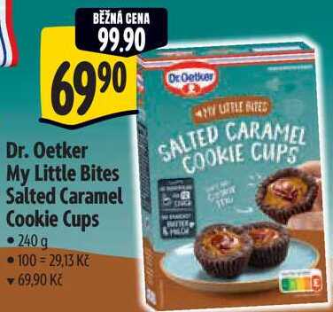 Dr. Oetker My Little Bites Salted Caramel Cookie Cups, 240 g