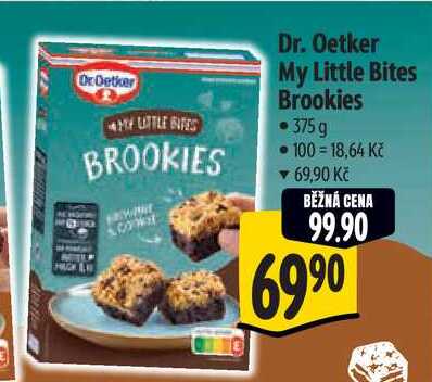 Dr. Oetker My Little Bites Brookies, 375 g