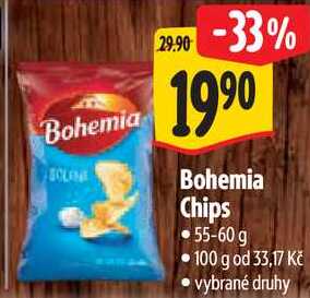 Bohemia Chips, 55-60 g 